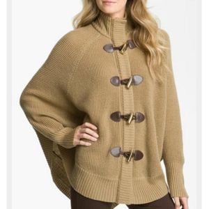 MICHAEL Michael Kors Camel Toggle Poncho